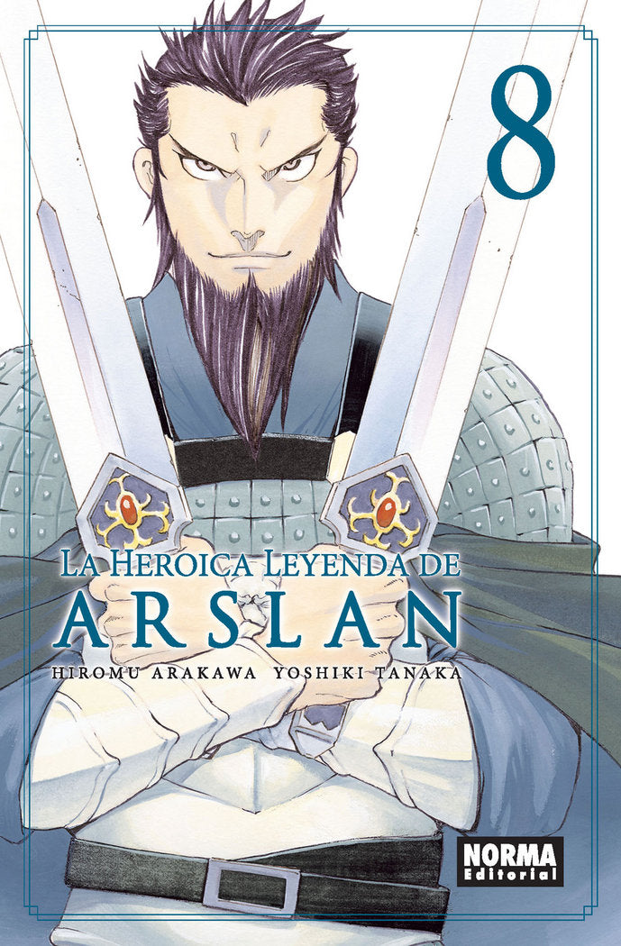La heroica leyenda Arslan 8, de Tanaka | portada del libro