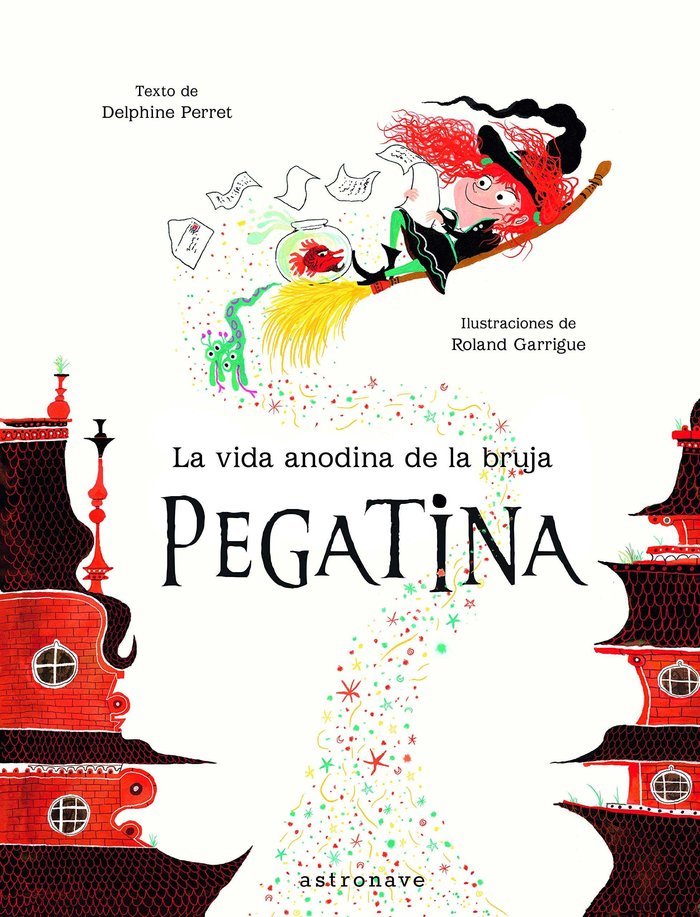 La vida anodina de la bruja pegatina, de Perret, Delphine | portada del libro