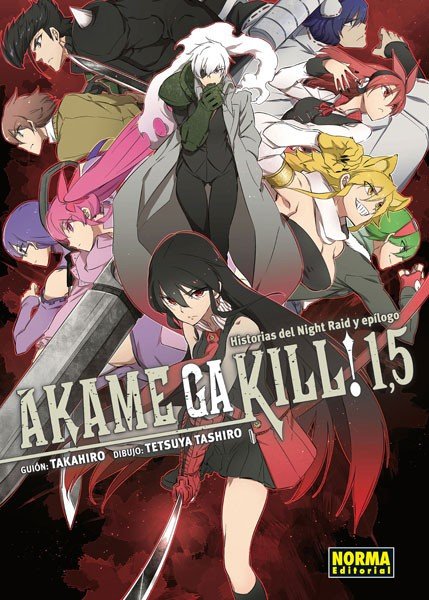 Akame Ga Kill! 1,5, de Takahiro#Tashiro | portada del libro