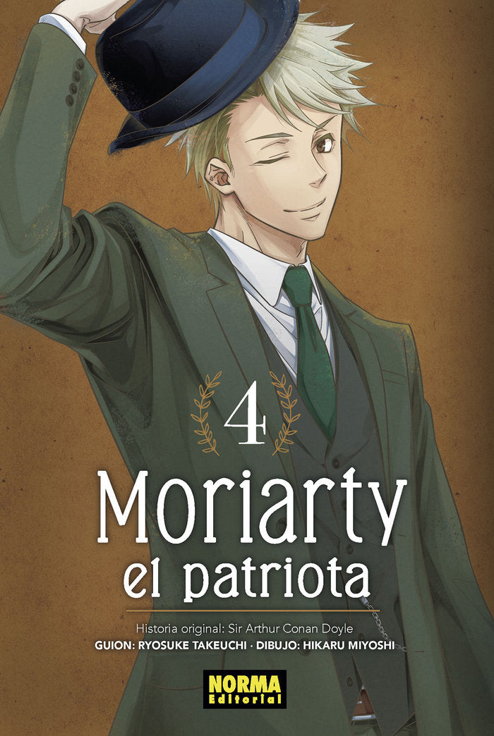 Moriarty el patriota 4, de Takeuchi | portada del libro