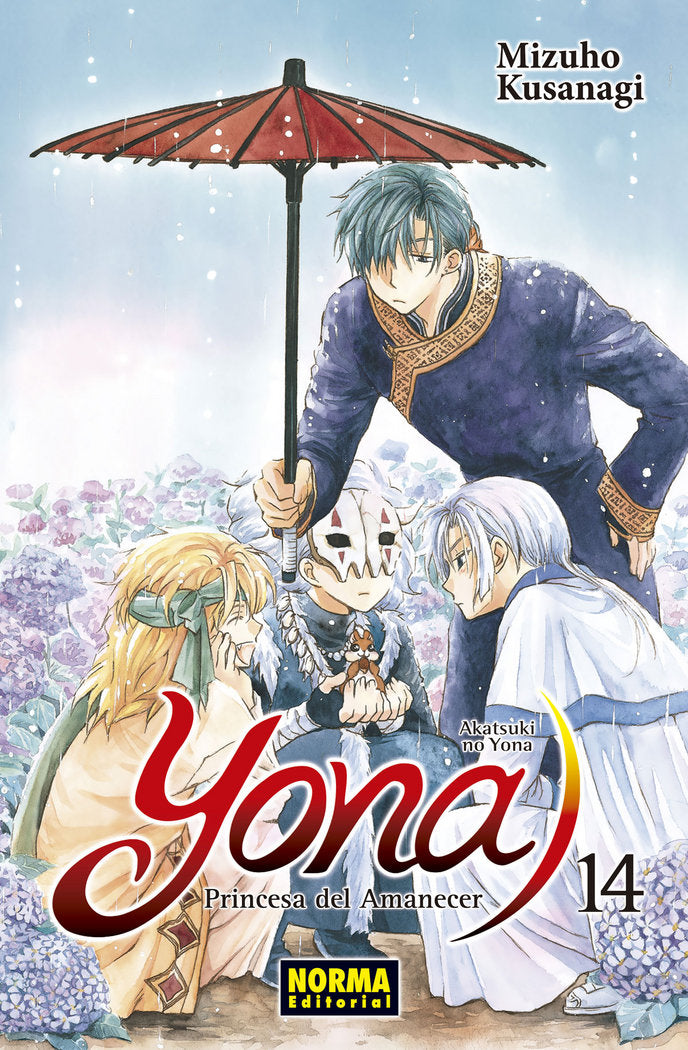 Yona 14, princesa del amanecer, de Kusanagi | portada del libro