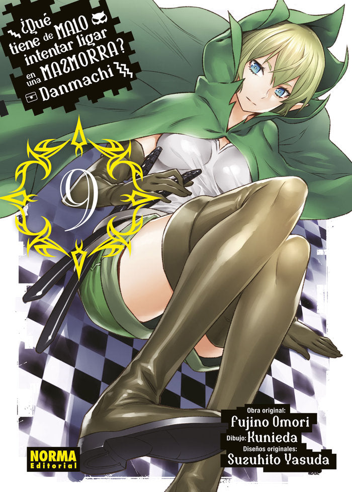 Danmachi 9, de Omori | portada del libro