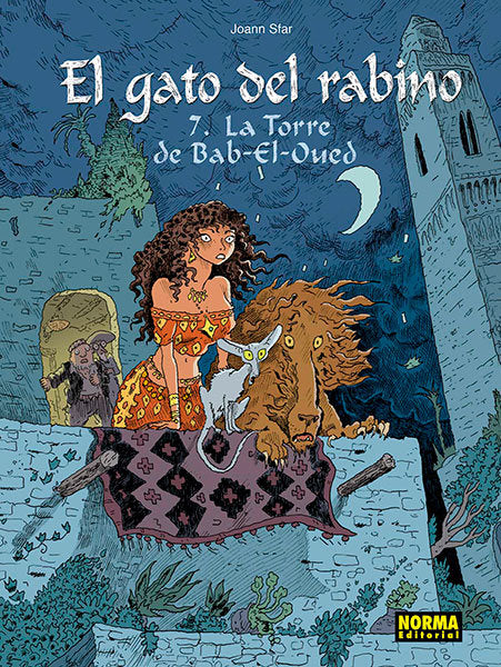 El gato del rabino 7. La Torre de Bab-El-Oued, de Sfar | portada del libro