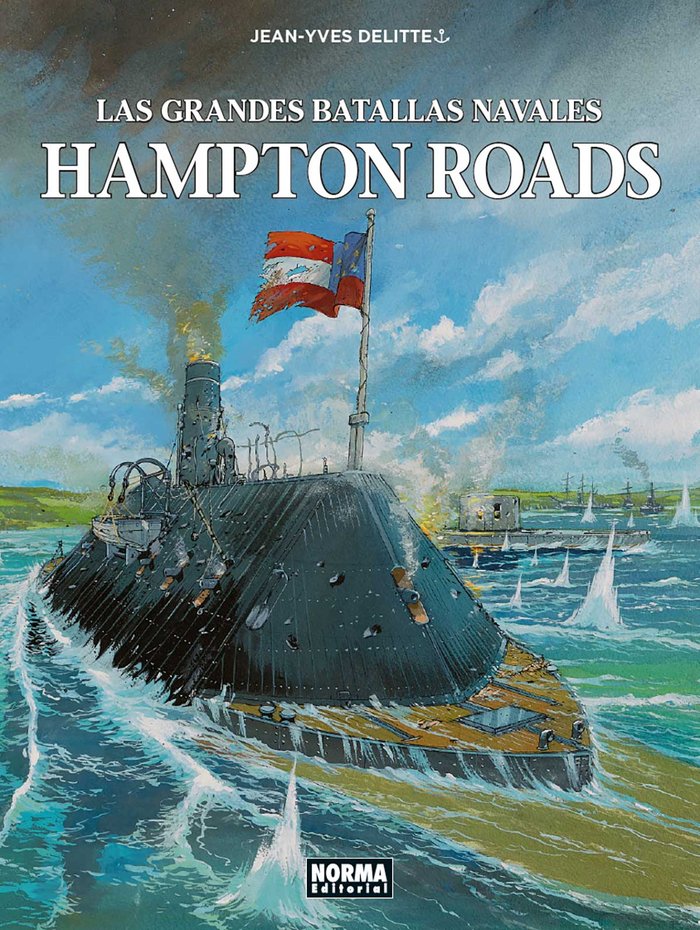 Las grandes batallas navales 6. Hampton Roads, de Yves-Delitte | portada del libro