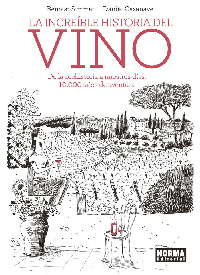 La increíble historia del vino, de Simmat | portada del libro