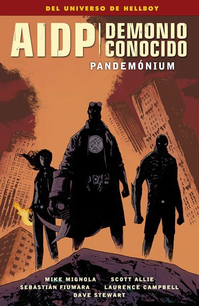 AIDP 34. Demonio conocido 2: pandemónium, de Mignola | portada del libro
