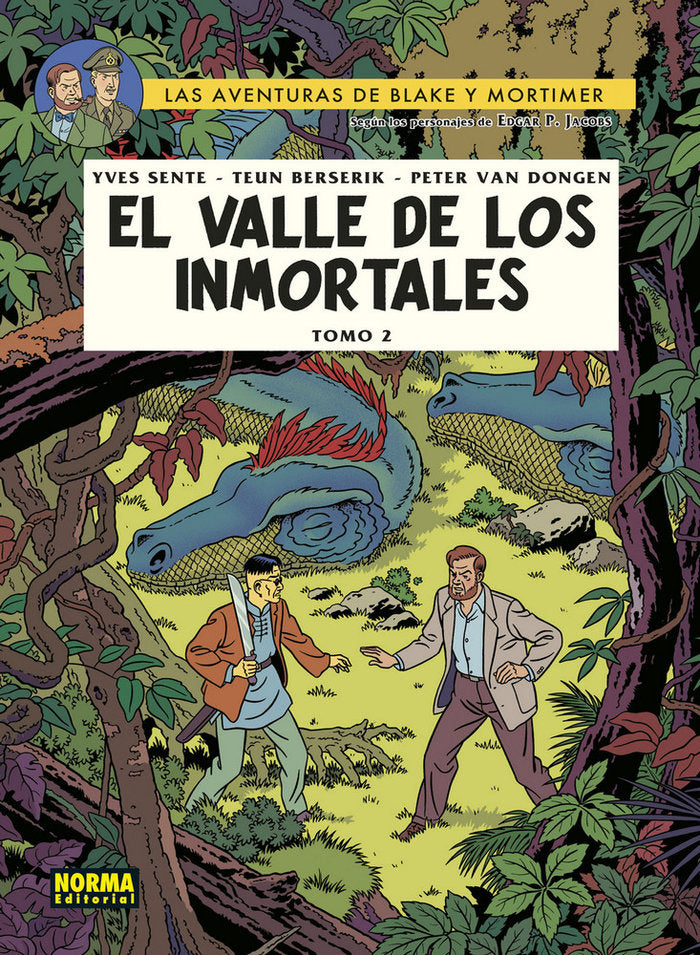 Blake y Mortimer 26. El valle de los inmortales 2: el milésimo brazo del mekong, de Sente#Berserik#Van Dongen | portada del l