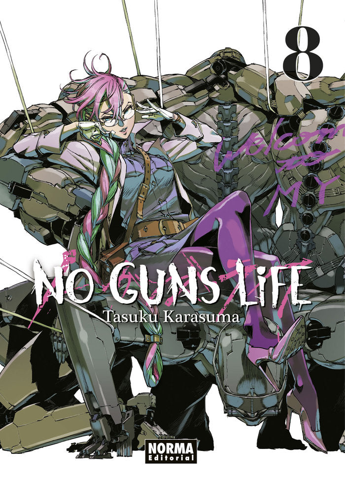 No Guns Life 8, de Karasuma | portada del libro