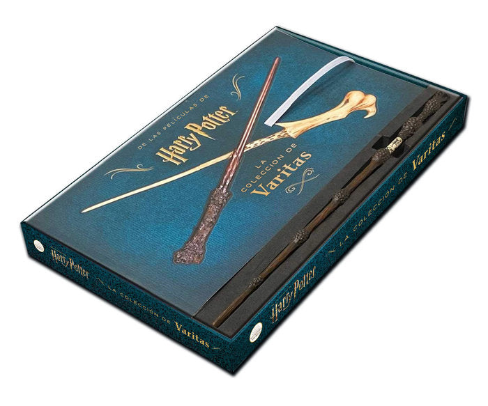 HARRY POTTER: LA COLECCION DE VARITAS (LIBRO + VARITA), de MONIQUE PETERSON | portada del libro