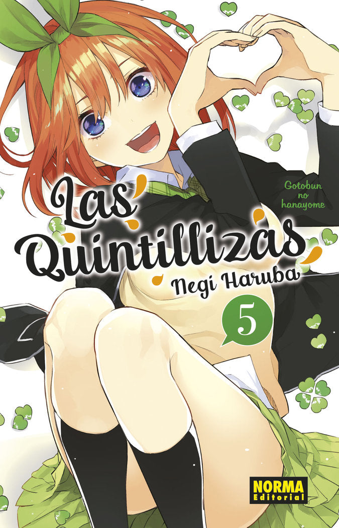 LAS QUINTILLIZAS 05, de NEGI HARUBA | portada del libro