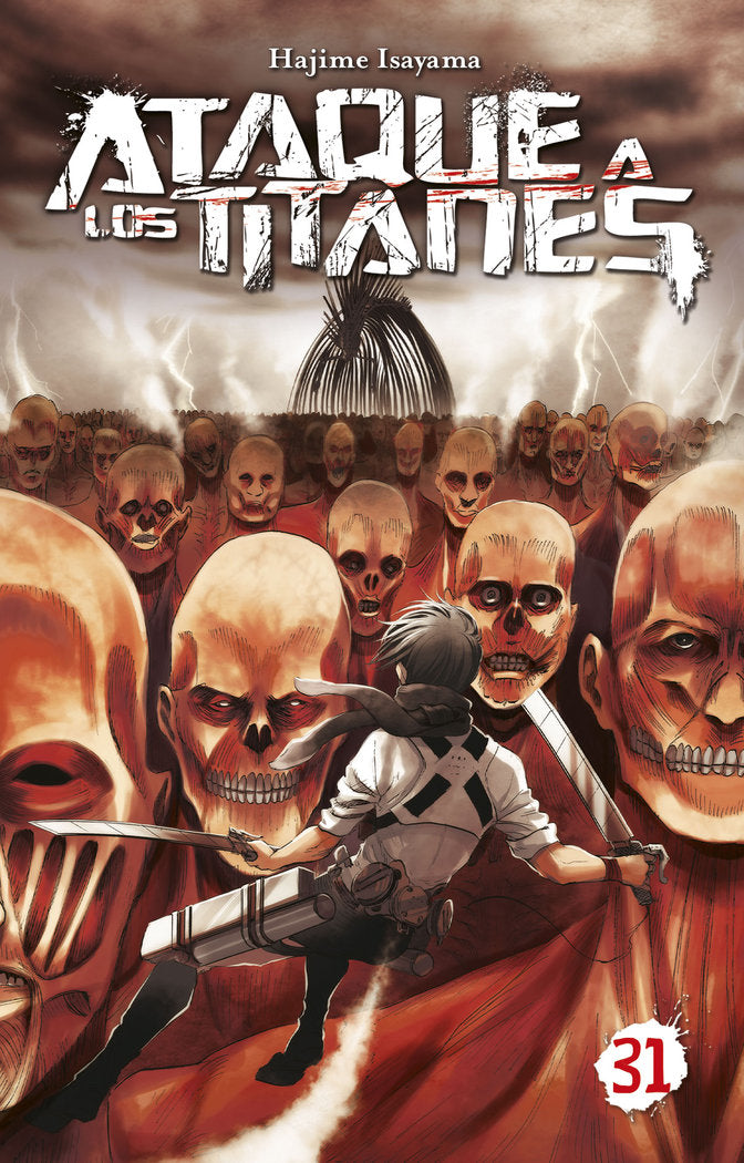 ATAQUE A LOS TITANES 31, de HAJIME ISAYAMA | portada del libro