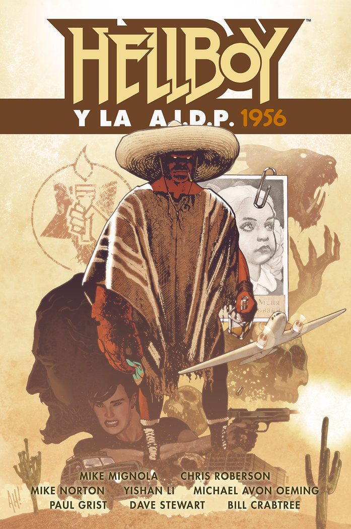 HELLBOY 24. HELLBOY Y LA AIDP 1956, de MIKE MIGNOLA#CHRIS ROBERSON# | portada del libro