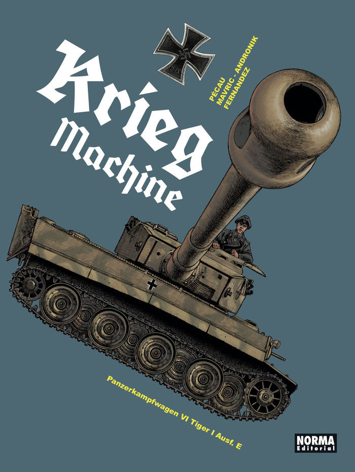 KRIEG MACHINE, de PECAU#MAVRIC#ANDDRONIK | portada del libro