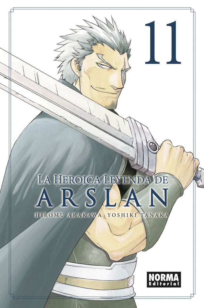 LA HEROICA LEYENDA DE ARSLAN 11, de HIROMU ARAKAWA | portada del libro