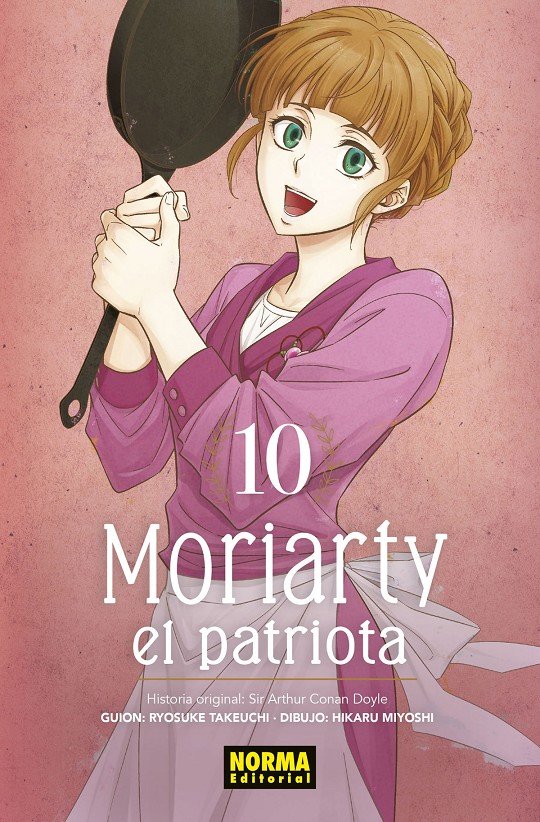 MORIARTY EL PATRIOTA 10, de RYOSUKE TAKEUCHI#HIKARU MIYOSHI | portada del libro