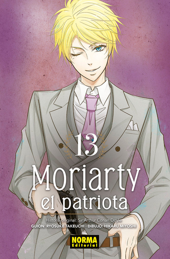 MORIARTY EL PATRIOTA 13, de TAKEUCHI | portada del libro