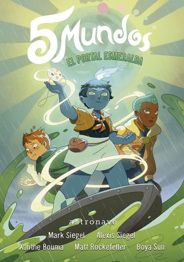 5 MUNDOS 5: EL PORTAL ESMERALDA, de MARK SIEGEL | portada del libro