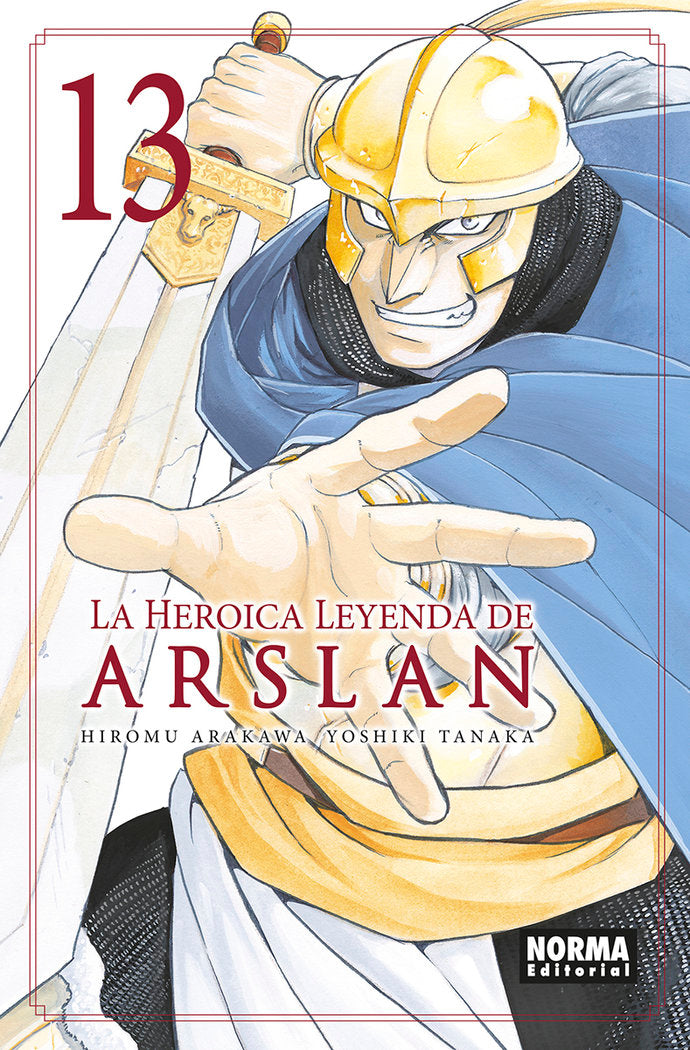LA HEROICA LEYENDA DE ARSLAN 13, de ARAKAWA | portada del libro
