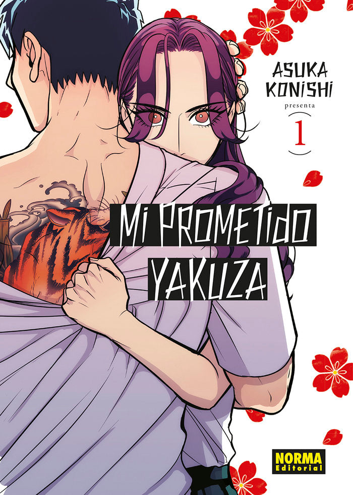 MI PROMETIDO YAKUZA 01, de ASUKA KONISHI | portada del libro