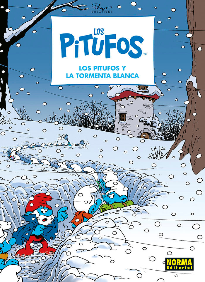 LOS PITUFOS 40. LOS PITUFOS Y LA TORMENTA BLANCA, de ALAIN JOST | portada del libro