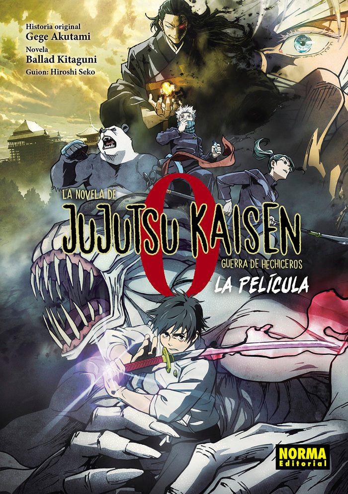 JUJUTSU KAISEN 0 (NOVELA), de AKUTAMI | portada del libro