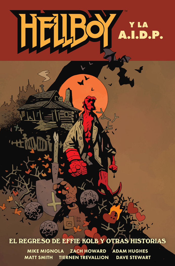 HELLBOY 28: HELLBOY Y LA AIDP. EL REGRESO DE EFFIE KOLB Y OTRAS HISTORIAS, de MIKE MIGNOLA | portada del libro