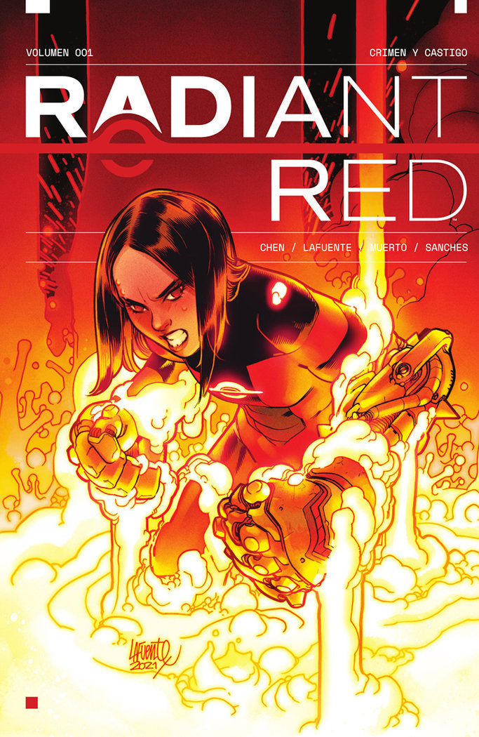 RADIANT RED 01. CRIMEN Y CASTIGO, de CHEN | portada del libro