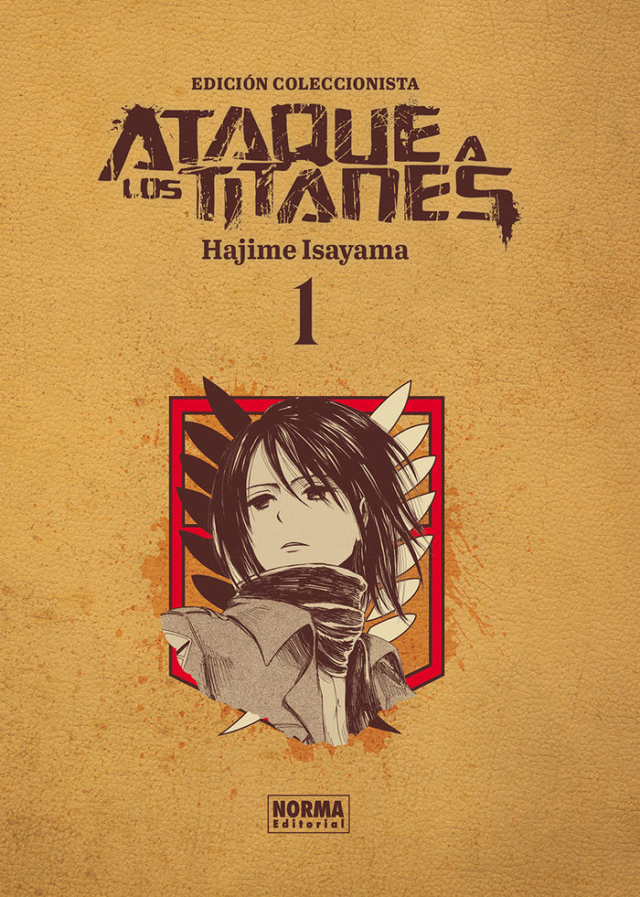 ATAQUE A LOS TITANES 01. EDICION INTEGRAL, de ISAYAMA | portada del libro