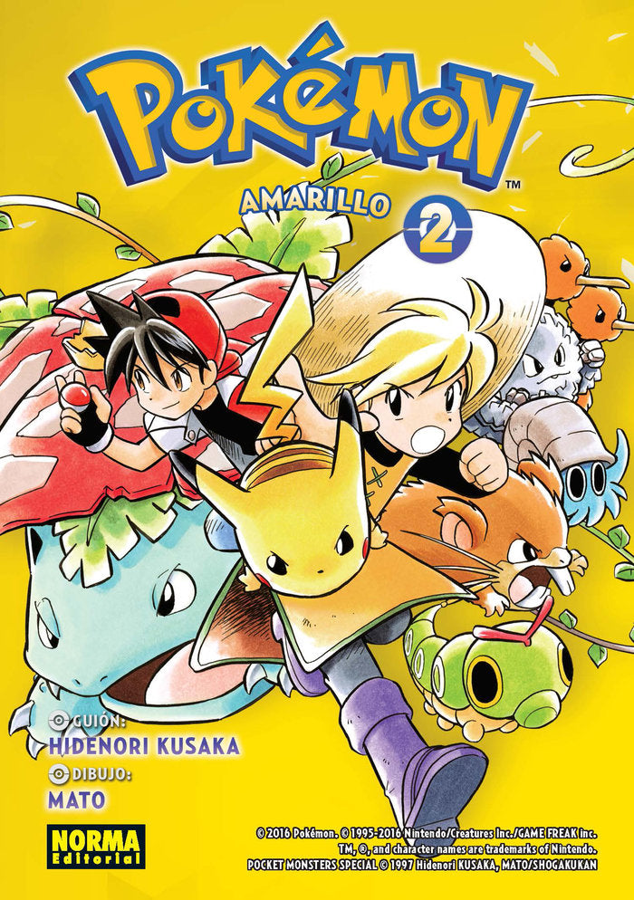 POKEMON 04. AMARILLO 2 (NUEVO PVP), de KUSAKA | portada del libro
