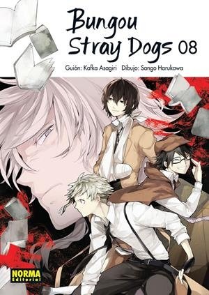 BUNGOU STRAY DOGS 08 (NUEVO PVP), de KAFKA ASAGIRI | portada del libro