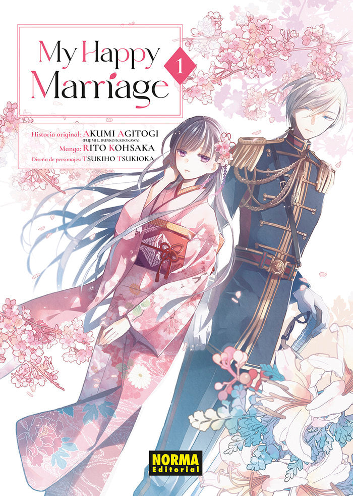 MY HAPPY MARRIAGE 01, de AKUMI AGITOGI#RITO KOHSAKA | portada del libro