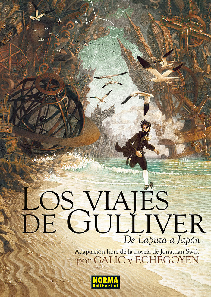 LOS VIAJES DE GULLIVER. DE LAPUTA A JAPON, de GALIC | portada del libro