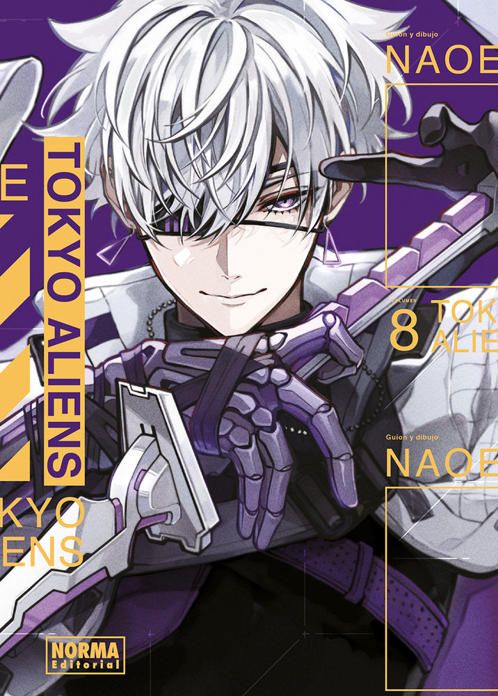 TOKYO ALIENS 08, de NAOE | portada del libro