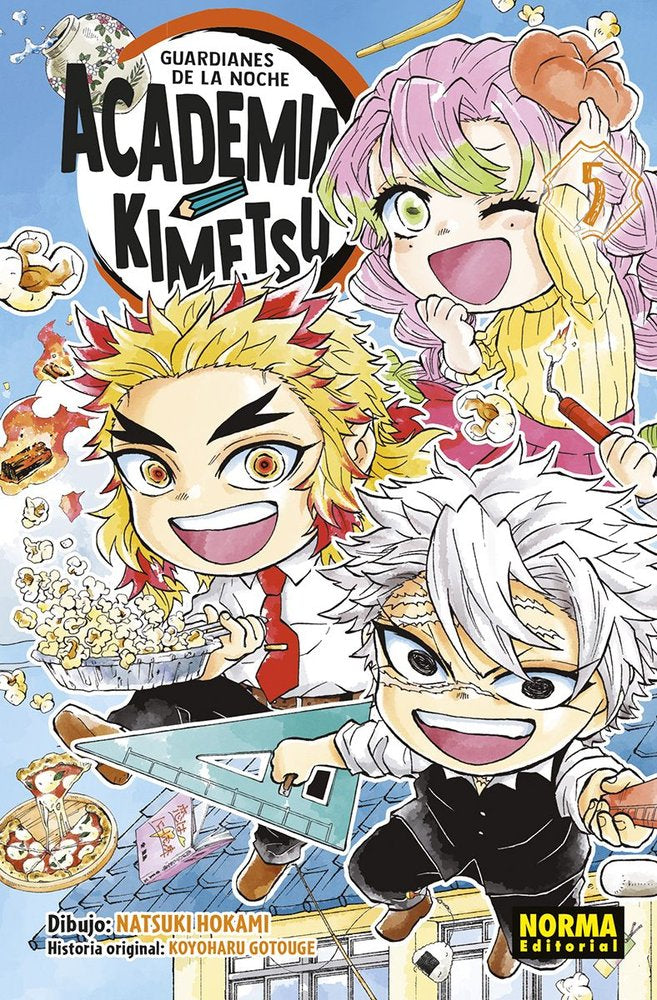 GUARDIANES DE LA NOCHE. ACADEMIA KIMETSU 05, de GOTOUGE | portada del libro