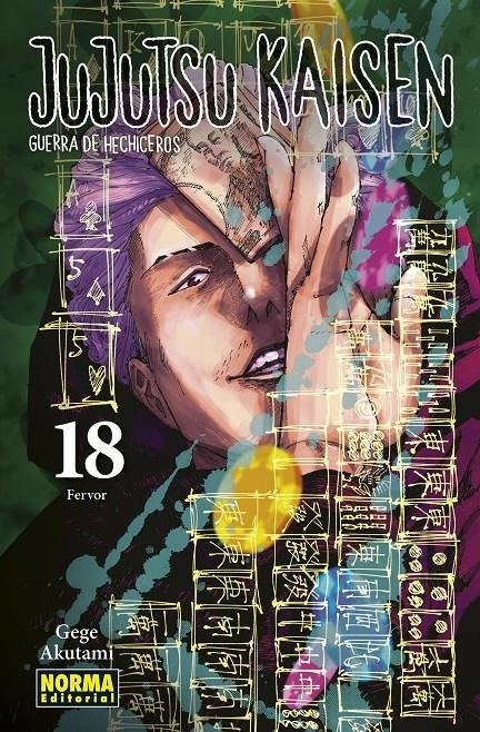 JUJUTSU KAISEN, 18 (NUEVO PVP ), de GEGE AKUTAMI#KOYOHARU GOTOUGE | portada del libro
