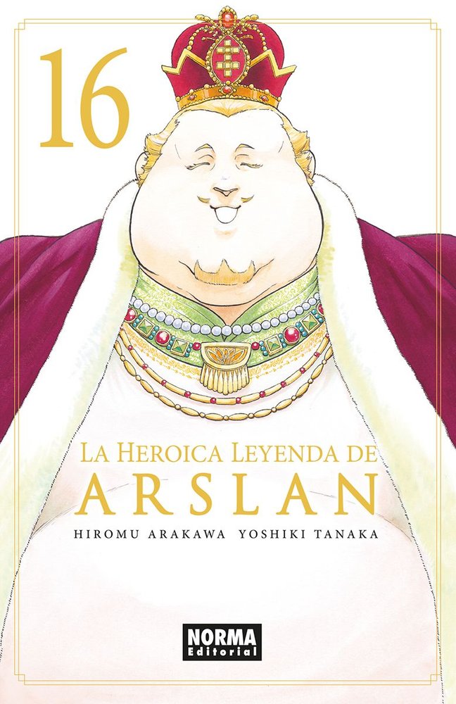 LA HEROICA LEYENDA DE ARSLAN 16, de TANAKA | portada del libro