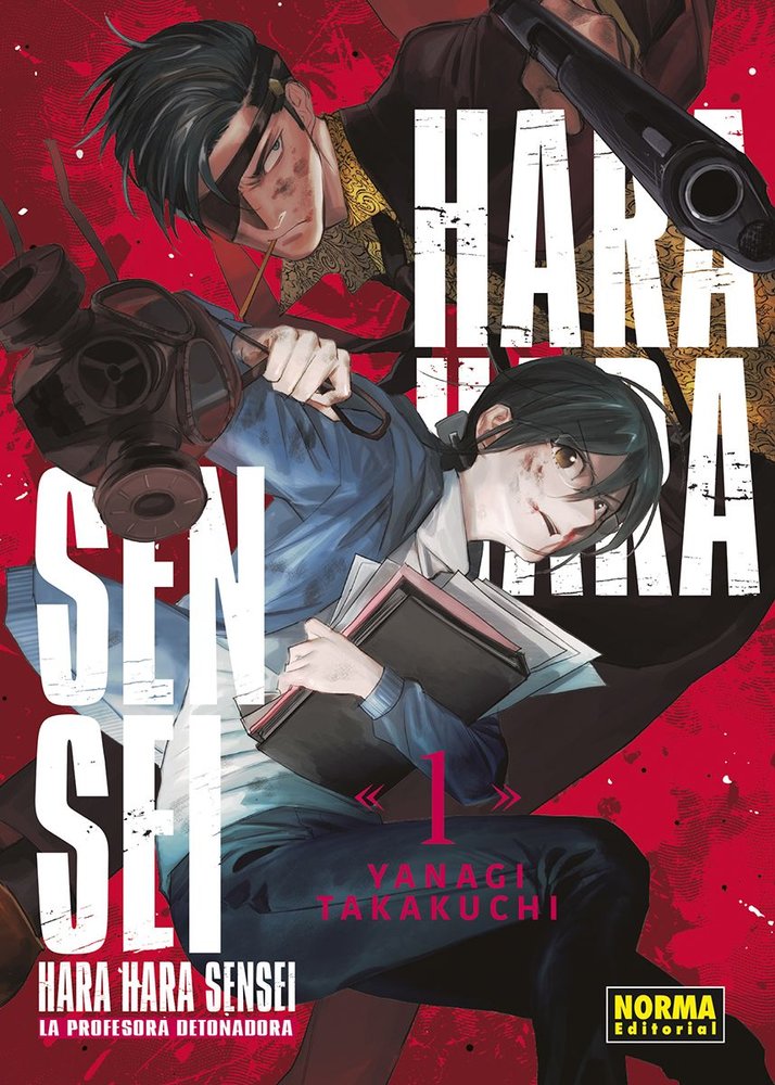 HARAHARA SENSEI 01, de YANAGI TATAKUCHI | portada del libro
