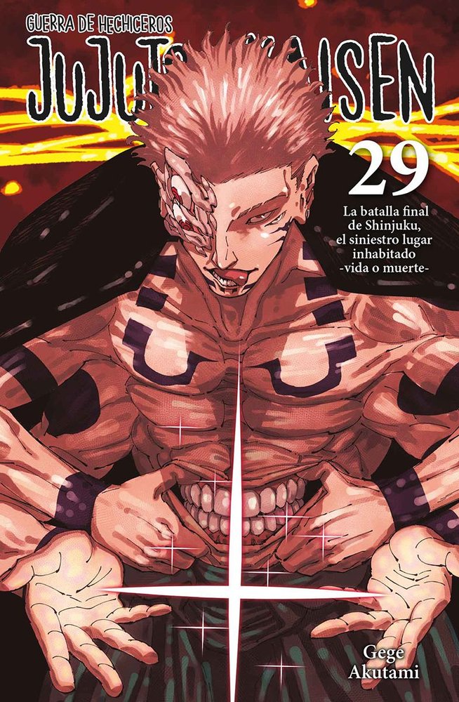 JUJUTSU KAISEN 29, de AKUTAMI | portada del libro