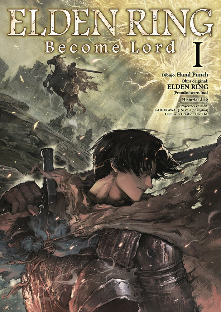 ELDEN RING 01. BECOME LORD 01, de NIKIICHI TOBITA#ELDEN RING | portada del libro