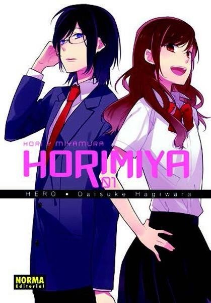 HORIMIYA 01 (NE), de HERO | portada del libro