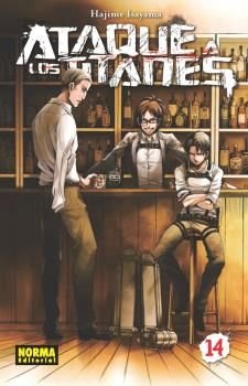 ATAQUE A LOS TITANES 14 (NUEVO PVP), de HAJIME ISAYAMA | portada del libro