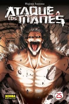 ATAQUE A LOS TITANES 25 (NUEVO PVP), de HAJIME ISAYAMA | portada del libro