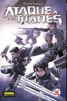 ATAQUE A LOS TITANES 26, de HAJIME ISAYAMA | portada del libro