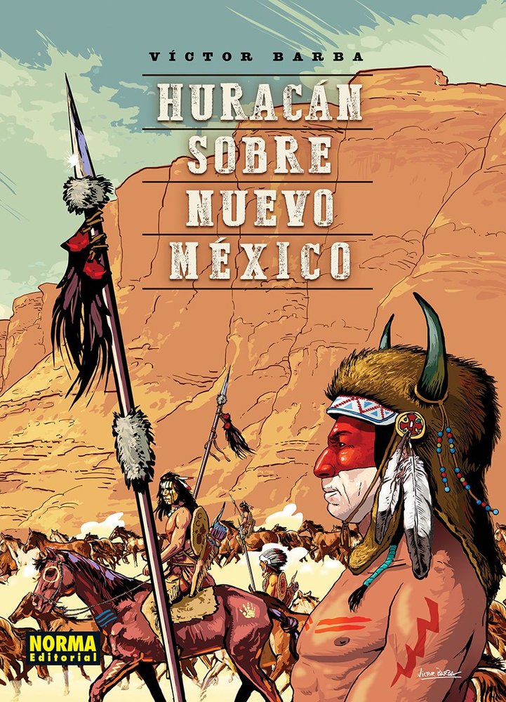 HURACAN SOBRE NUEVO MEXICO, de VICTOR BARBA | portada del libro