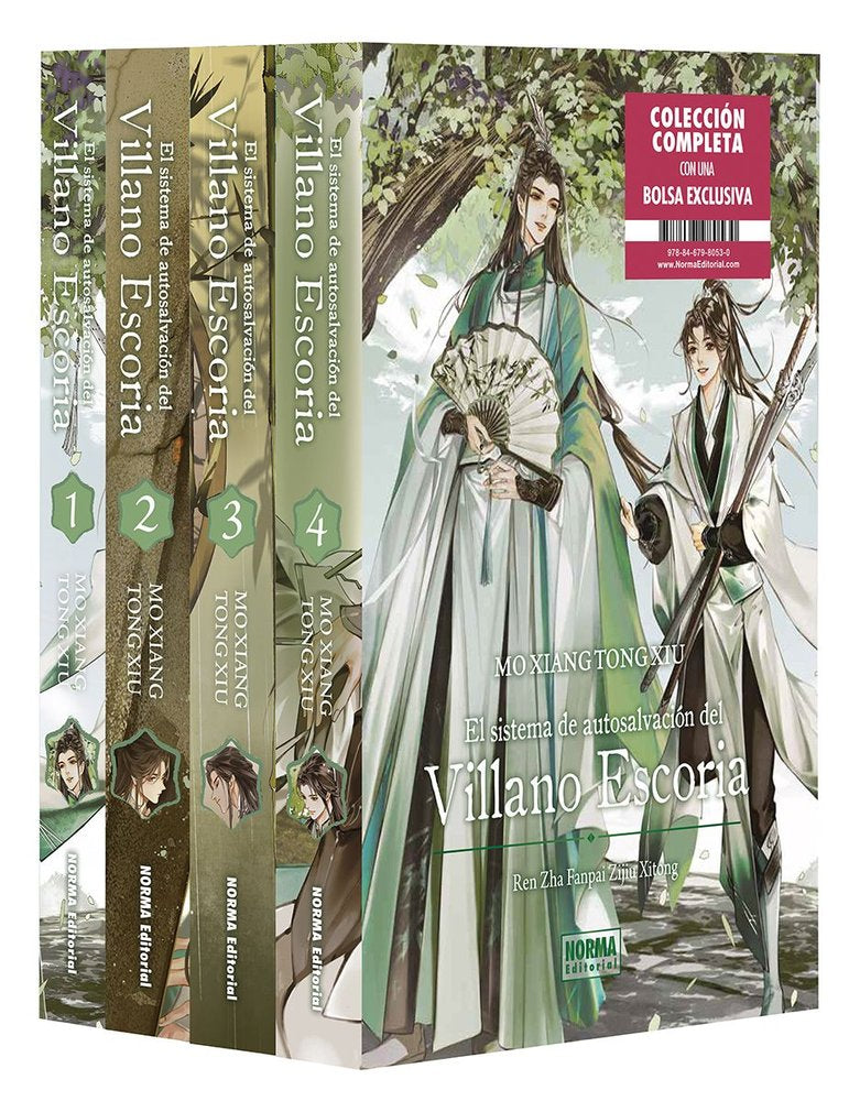 PACK COLECCION COMPLETA. EL SISTEMA DE AUTOSALVACION DEL VILLANO ESCORIA, de , MO XIANG TONG XIU | portada del libro
