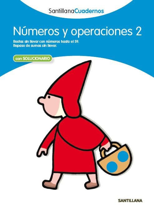 NUMEROS Y OPERACIONES 2 SANTILLANA CUADERNOS, de Varios autores | portada del libro