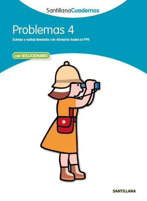 PROBLEMAS 4 SANTILLANA CUADERNOS, de Varios autores | portada del libro
