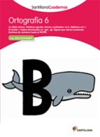 ORTOGRAFÍA 6 SANTILLANA CUADERNOS, de Varios autores | portada del libro