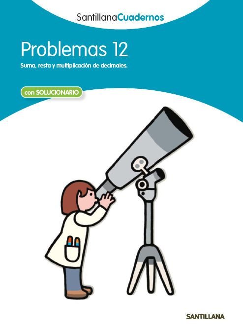 PROBLEMAS 12 SANTILLANA CUADERNOS, de Varios autores | portada del libro