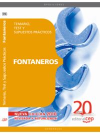 Fontaneros. Temario, Test y Supuestos Prácticos, de Sin datos | portada del libro